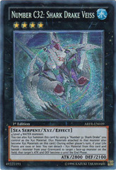 Number C32: Shark Drake Veiss - ABYR-EN039 - Ultimate Rare - 1st Edition